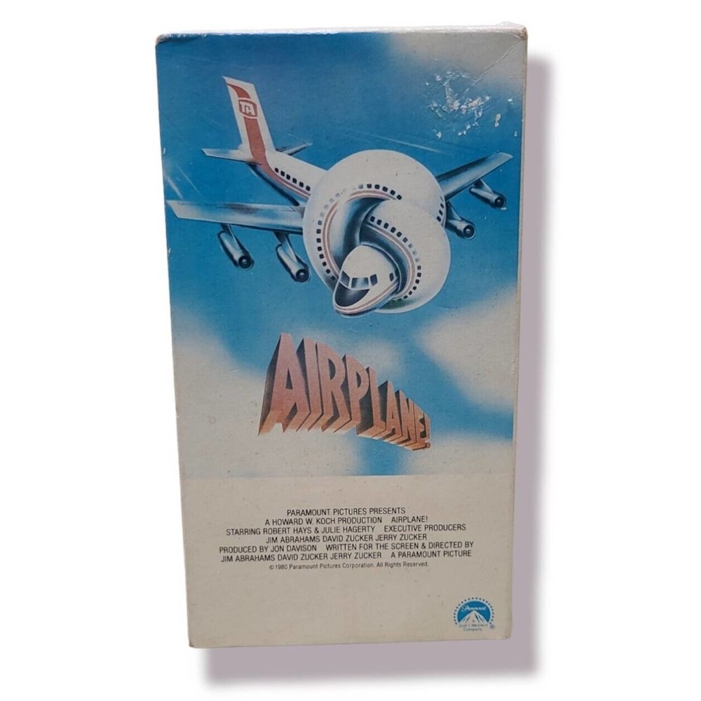 Airplane 1980 VHS Paramount Gatefold 1st Release RARE Robert Hayes